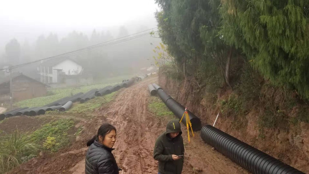 四川遂寧鋼帶波紋管成功案例